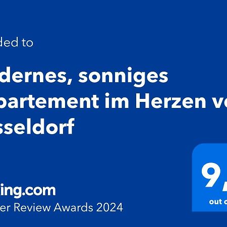 Modernes, Sonniges Appartement Im Herzen Von Duesseldorf Exteriér fotografie
